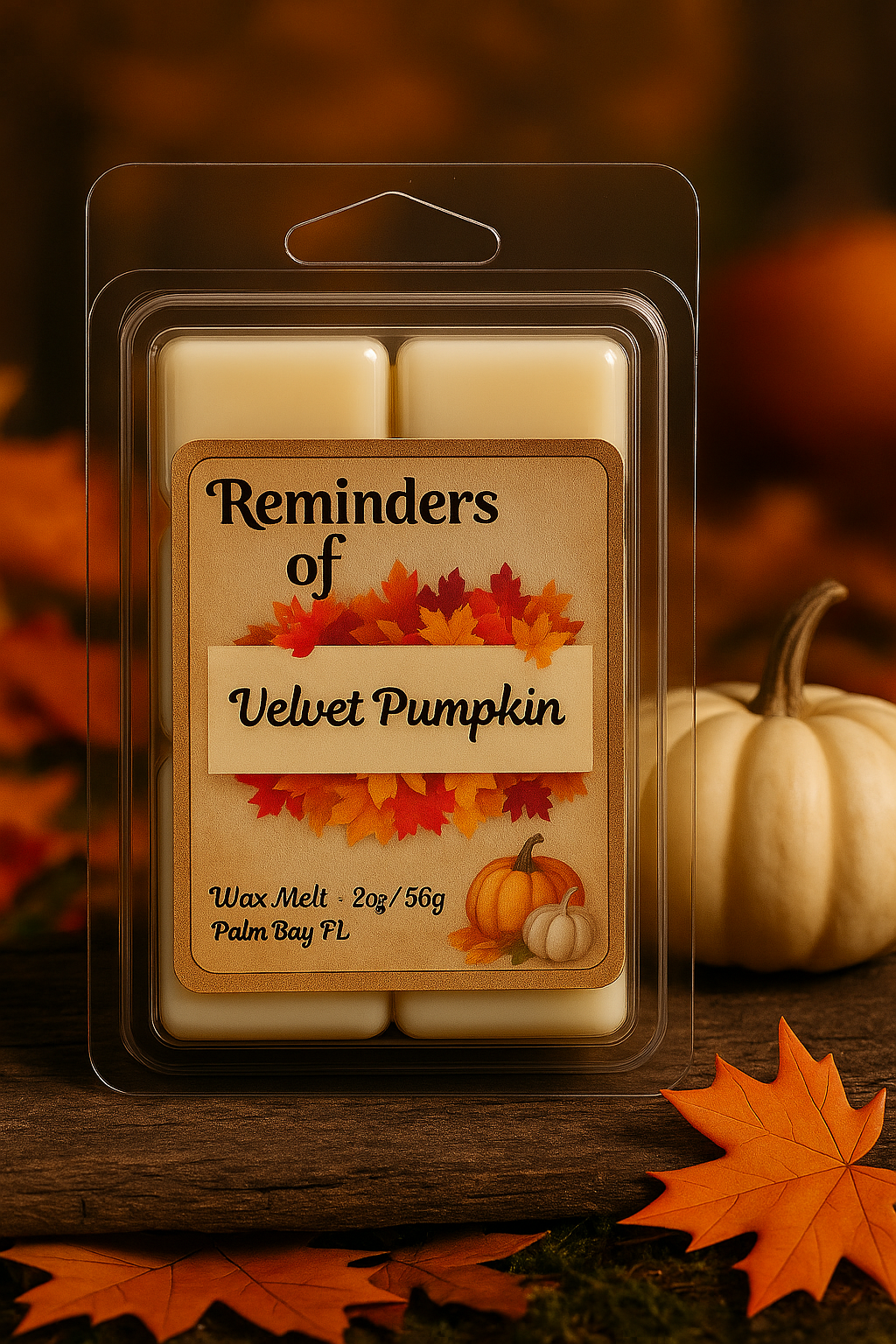 Velvet Pumkin wax melt
